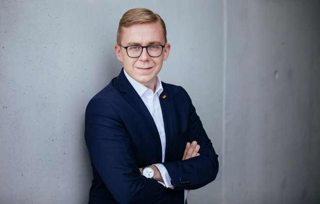 Philipp Amthor je poslanec zveznega parlamenta od leta 2017.<br />
Foto Tobias Koch