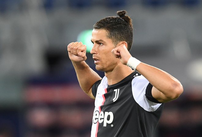 Cristiano Ronaldo je dosegel prvi gol za Juventus. FOTO: Reuters