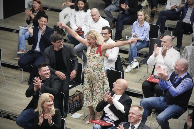 Slavnostna podelitev Michelinovih zvezdic najboljšim restavracijam in chefom na Ljubljanskem gradu.<br />
FOTO: Uroš Hočevar/Delo