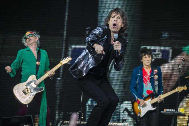 Britanska rock skupina Rolling Stones že več let poskuša preprečiti, da bi na političnih nastopih Donalda Trumpa vrteli njihovo glasbo. Foto Thomas Peter Reuters