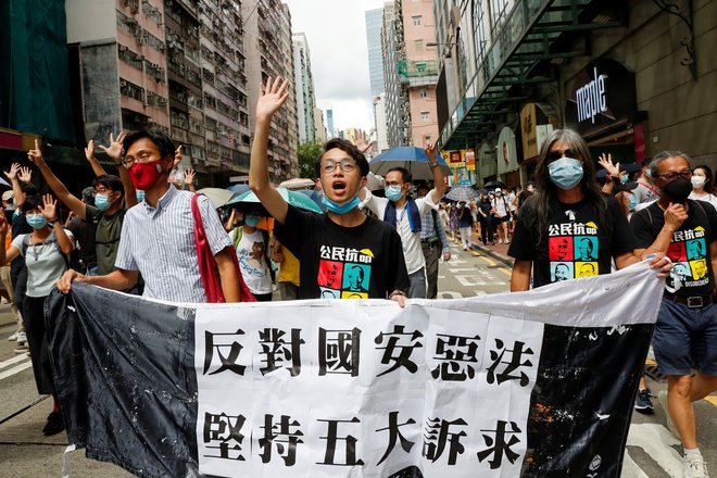 Hongkong me je vedno spominjal na dober cirkus, ker je v njem vladala disciplinirana hrabrost. FOTO: Tyrone Siu/Reuters
