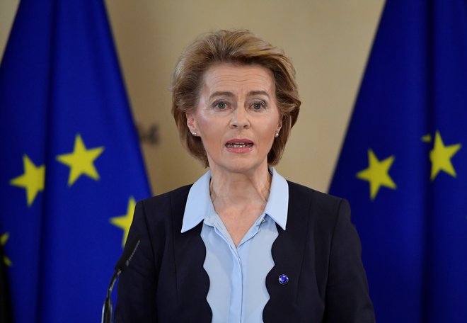 V Berlaymontu, kjer <strong>Ursula von der Leyen</strong> tudi živi, so priznali napako, a opravičili se niso. FOTO: John Thys/Reuters