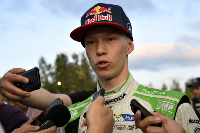 Kalle Rovanperä je že pri 19 letih eden od najboljših dirkačev v reliju na svetu. FOTO: Reuters