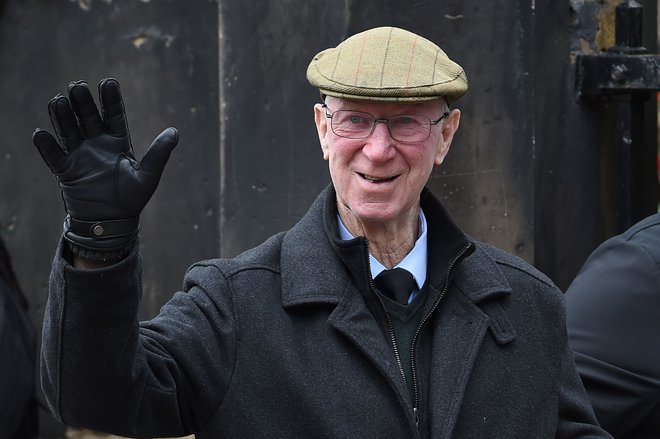 Jack Charlton je umrl pri 85 letih. FOTO: Paul Ellis/AFP