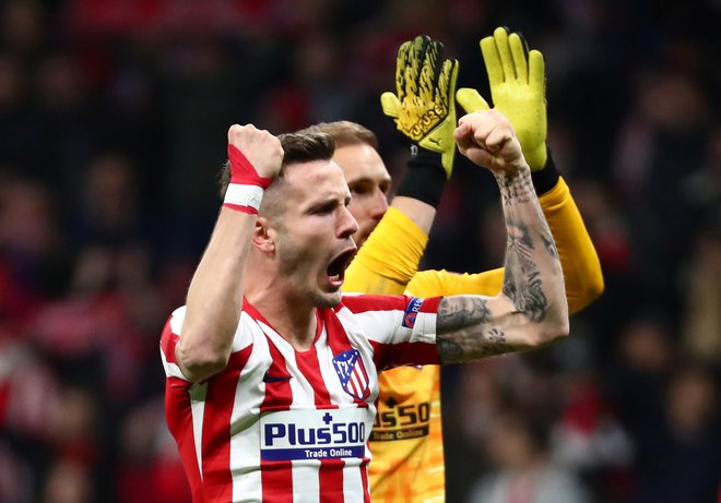 Saul Niguez in Jan Oblak sta igralca Atletica z daleč največjo minutažo. FOTO: Sergio Perez/Reuters