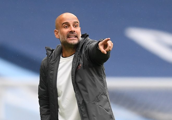 Pep Guardiola že snuje nov ambiciozen projekt na klopi Manchester Cityja. FOTO: Michael Regan/Reuters