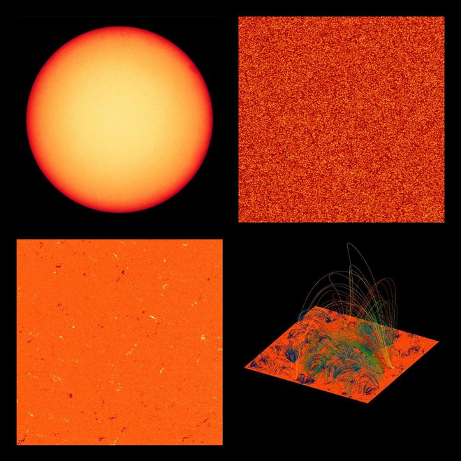 Sonce, kot bi ga videlo naše oko. Posnel ga je PHI. FOTO: Solar Orbiter/PHI Team/ESA & NASA 