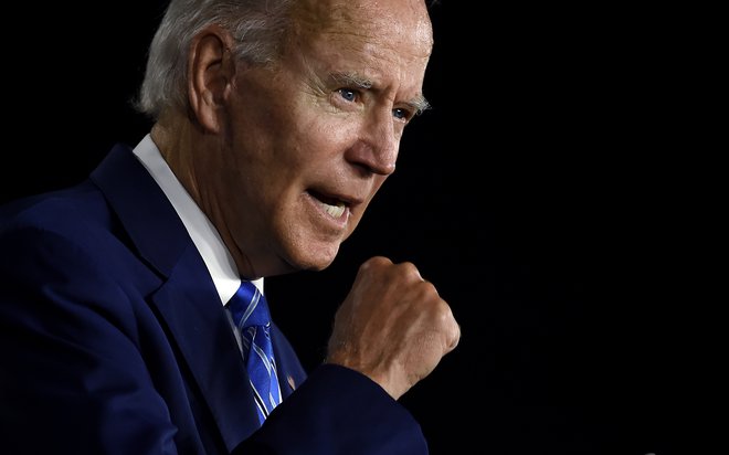 Demokratski predsedniški kandidat Joe Biden. FOTO:Olivier Douliery/AFP