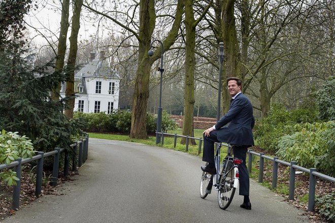 Nizozemski premier Mark Rutte bo na tokratnem vrhu voditelj s tretjim najdaljšim stažem. Foto: Evert-jan Daniels/Afp