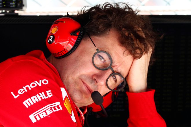 Prvi mož Ferrarija Mattia Binotto. FOTO: Reuters