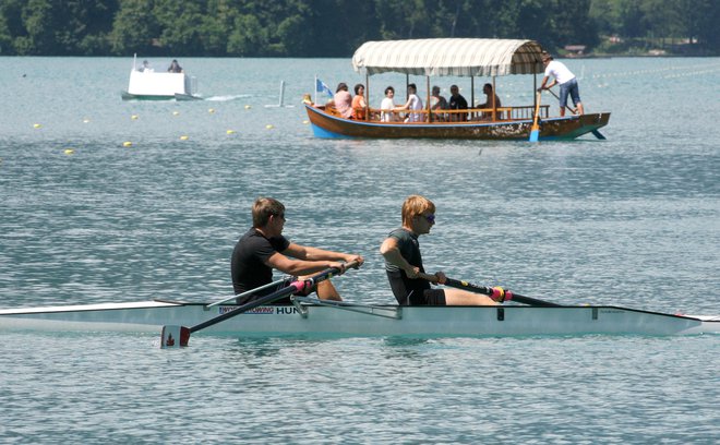 Bled je v pretklosti gostil že kopico velikih tekmovanj, štirikrat tudi svetovno prvenstvo. FOTO: Ljubo Vukelič/Delo