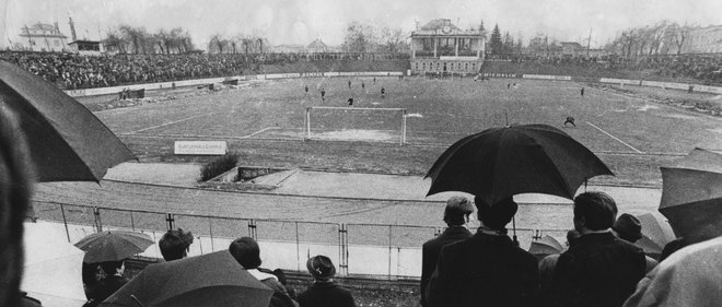 Plečnikov stadion leta 1972. Foto: dokumentacija Dela