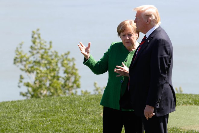Angela Merkel in Donald Trump<br />
Foto Reuters