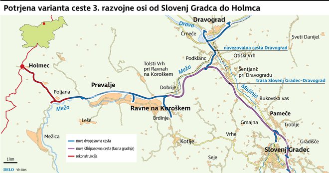 Načrtovalci so upoštevali vse želje in pripombe s terena. Tudi na Prevaljah, kjer bo cesta speljala skozi trikilometrski predor.