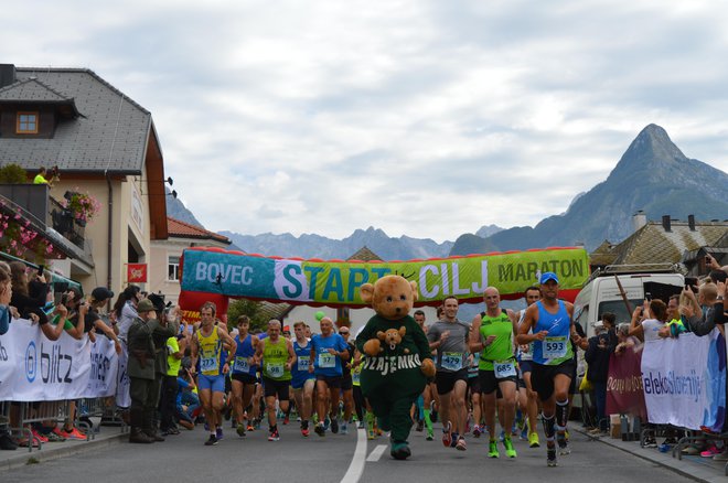 Bovec maraton je bil prvi rekreativni maraton v Sloveniji. Foto Bovec Maraton
