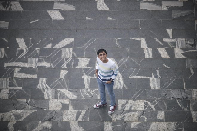 Tanmay Bakshi, 14-letni računalničar, ki v sodelovanju z IBM-om sodeluje na področju razvoja umete inteligence oz. nevronskih sistemov ali mrež. Foto Uroš Hočevar