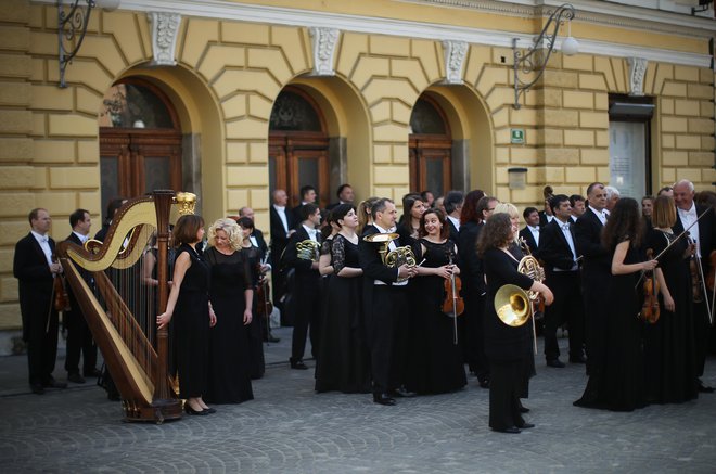 Orkester Slovenske filharmonije. FOTO: Jure Eržen/Delo