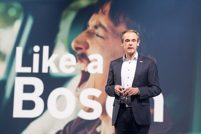 Direktor Boscha Volkmar Denner, 62-letni inženir in doktor fizike, je vso karierno pot prehodil pri tem podjetju. FOTO: Bosch