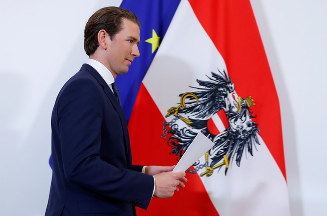 Avstrijski kancler Sebastian Kurz je napovedal predčasne volitve. FOTO: Leonhard Foeger Reuters