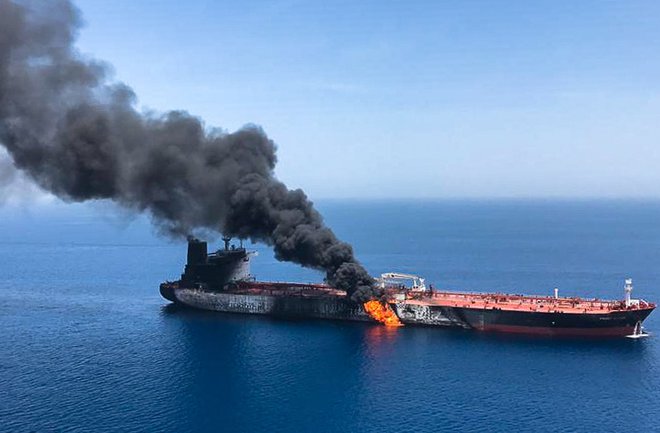Do incidenta sicer prihaja v času zaostrovanja napetosti med ZDA in Iranom. FOTO: AFP