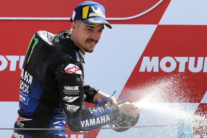 Maverick Viñales ni skrival navdušenja po zmagi v Assnu. FOTO: Reuters