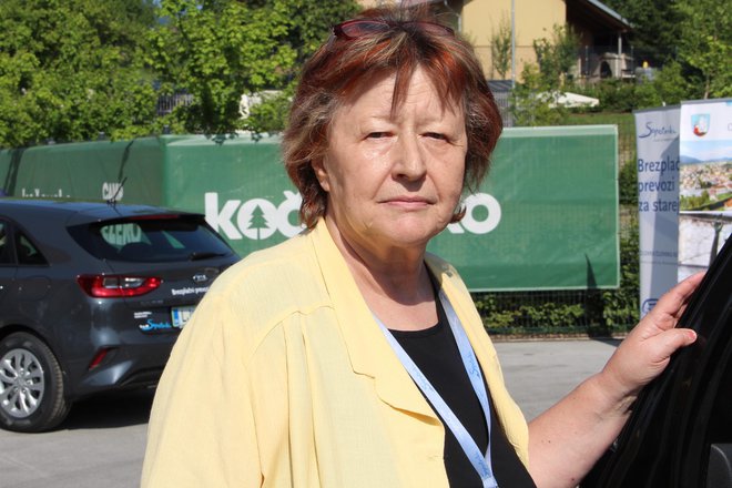 Marjeta Orel, nekdanja patronažna sestra in prostovoljka zavoda Sopotniki: "Projekt je krasen!" Foto Simona Fajfar