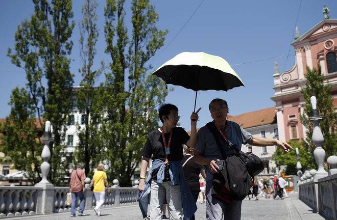 Ves teden bo vroče in suho. FOTO: Blaž Samec/Delo