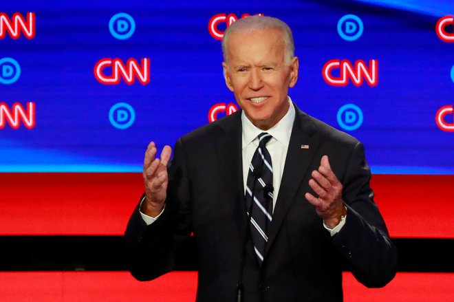 Nekdanji demokratski podpredsednik Joe Biden. FOTO: Reuters