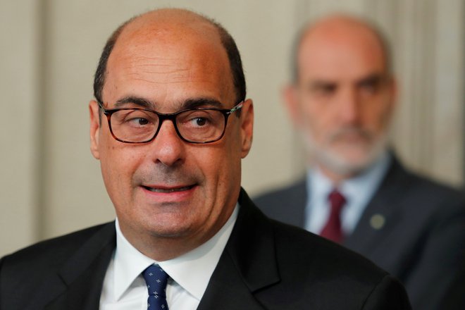 Vodja Demokratske stranke Nicola Zingaretti. Foto Reuters