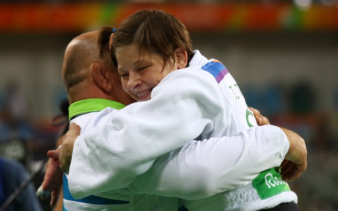 Ali se bosta Marjan Fabjan in Tina Trstenjak veselila tudi jutri? FOTO: Reuters