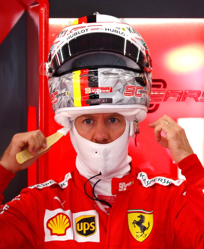 Sebastian Vettel je bil najhitrejši na prvem treningu pred veliko nagrado Belgije. FOTO: Reuters