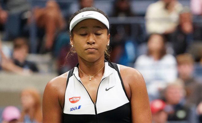 Poslovila se je tudi lanska zmagovalka Naomi Osaka. FOTO: AFP