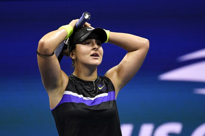 Bianca Andreescu ni mogla verjeti, kaj ji je uspelo. FOTO: Usa Today Sports