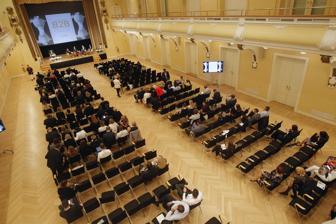 Gorazd Čibej direktor agencije za zavarovalni nadzor na Zavarovalniki konferenci B2B v dvorani Union. V Ljubljani 6.6.2019[Gorazd Čibej.zavarovalni nadzor.zavarovalnitvo.Ljubljana]