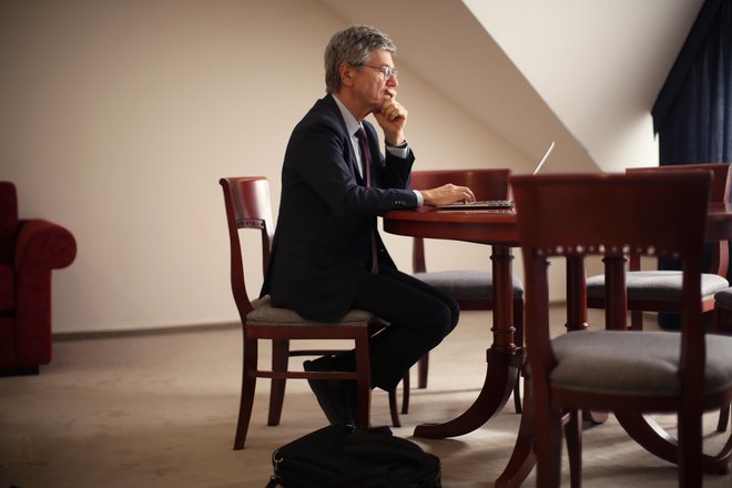 Jeffrey Sachs, ameriški profesor ekonomije Foto: Jure Eržen/Delo