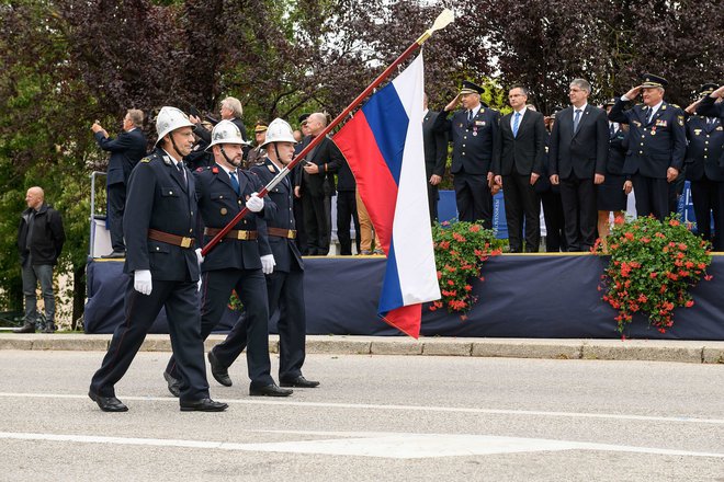 Gasilska parada ob 150. obletnici ustanovitve požarne brambe v Metliki. FOTO: Nebojša Tejič/kolektiffimages