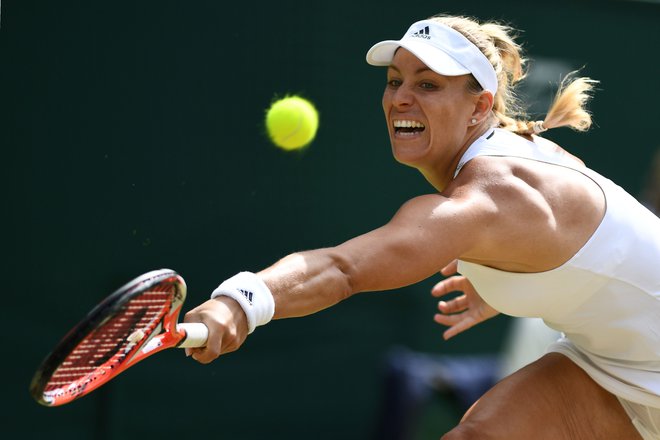 Nemki Angelique Kerber so po izgubljenem dvoboju celo grozili s smrtjo. Foto AFP