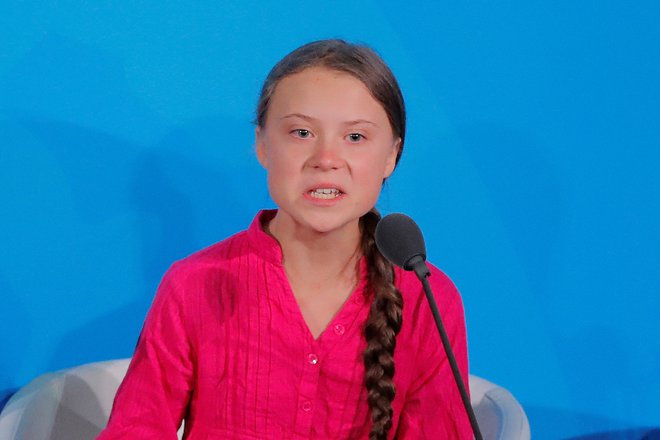 Švedska najstnica Greta Thunberg bo del sredstev od nagrade podelila kampaniji SOS Amazonija. FOTO: Lucas Jackson/Reuters