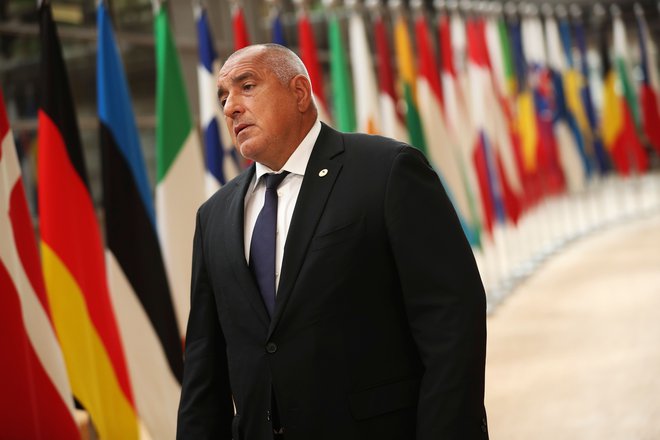 Bolgarski premier Bojko Borisov v Bruslju. FOTO: Francisco Seco/AFP