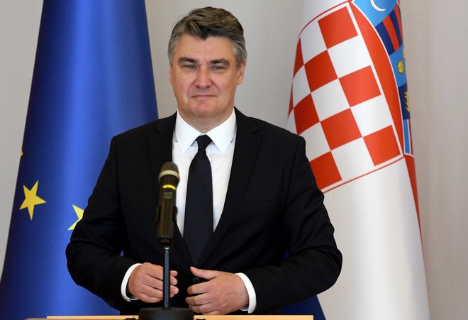 Prvič na ustanovni seji sabora ne bo navzoč hrvaški predsednik Zoran Milanović.Foto: Denis Lovrovic/Afp