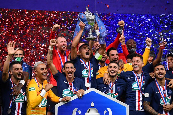 PSG je zmagovalec francoskega pokala. FOTO: Franck Fife/AFP