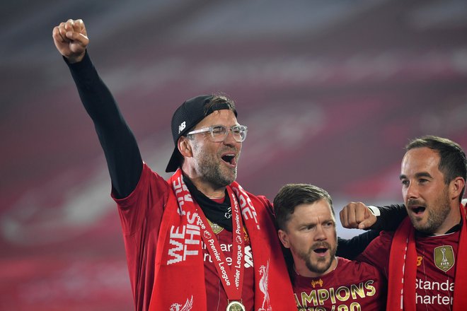 Jürgen Klopp ima veliko razlogov za slavje. FOTO: Reuters