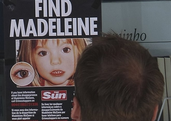 Izginotje triletne deklice Madeleine McCann še danes ni pojasnjeno, imajo pa zdaj glavnega osumljenca. FOTO: Virgilio Rodrigues/Reuters