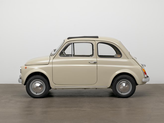 Fiat 500 v razstavni zbirki muzeja Moma Foto arhiv Mome