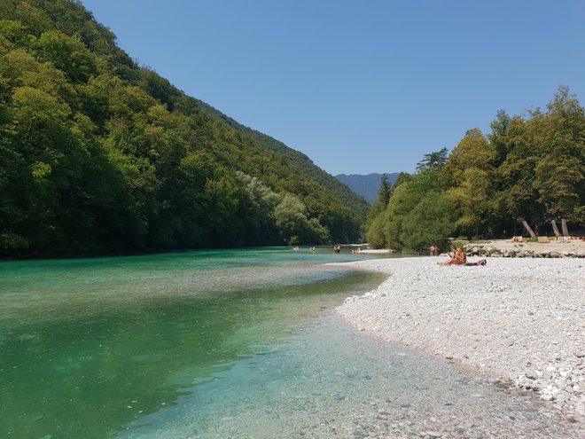 Soča. FOTO: Špela Kuralt/Delo