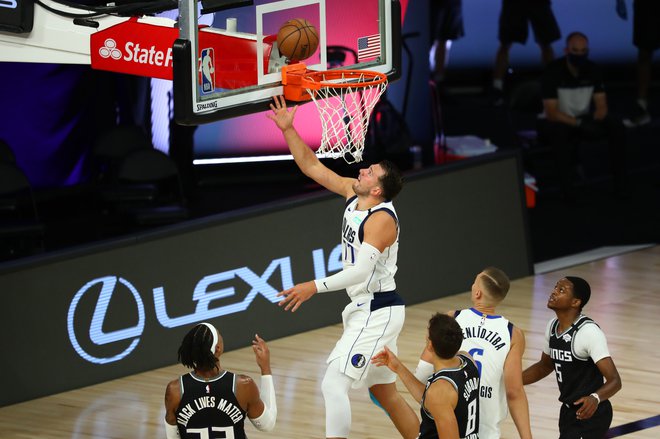 Luka Dončić niza vrhunske statistične dosežke kot za stavo. FOTO: Kim Klement/USA Today Sports