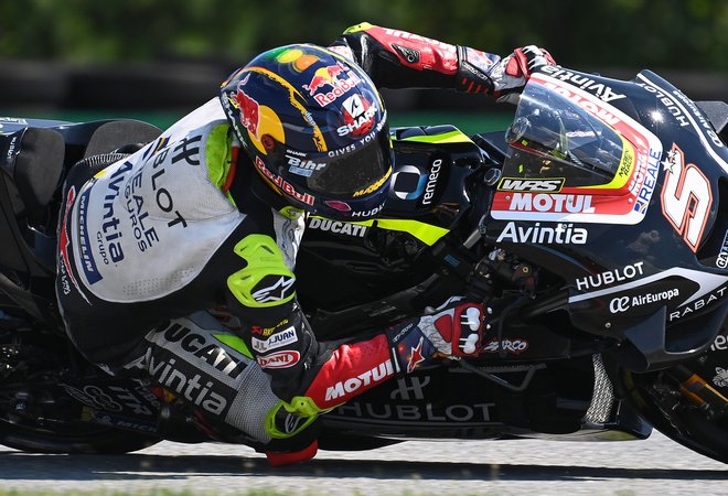 Johann Zarco je bil prvič najboljši v kvalifikacijah. FOTO: Joe Klamar/AFP