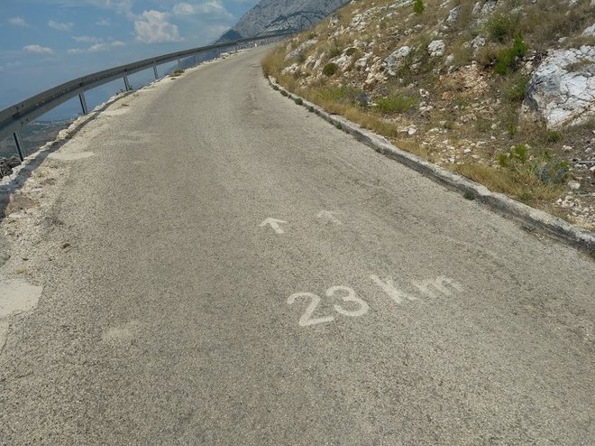 Prvi kilometer. FOTO: MB. Cvjetičanin