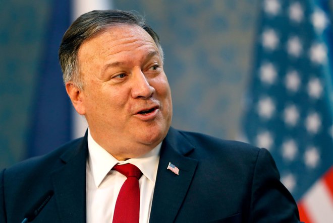 Ameriški državni sekretar Mike Pompeo bo med petdnevno turnejo obiskal štiri države: Češko, Slovenijo, Avstrijo in Poljsko. Foto: Petr David Josek/Afp