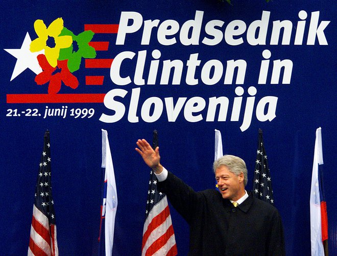 Bill Clinton je bil prvi ameriški predsednik na obisku v samostojni Sloveniji FOTO: Michael Leckel/Reuters